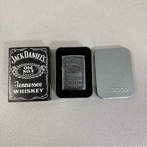 Jack Daniels Zippo Lighter w/ Case - Brand New, Never Used
